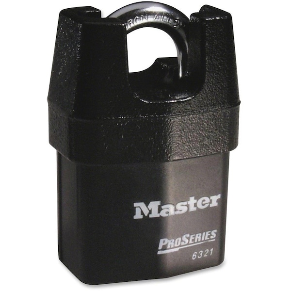 Boron Shackle Pro Series Padlock, Hardened Boron Alloy Shackle, 0.88" W
